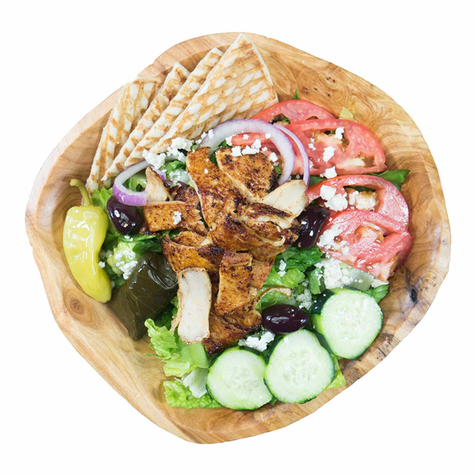 Chicken Greek salad